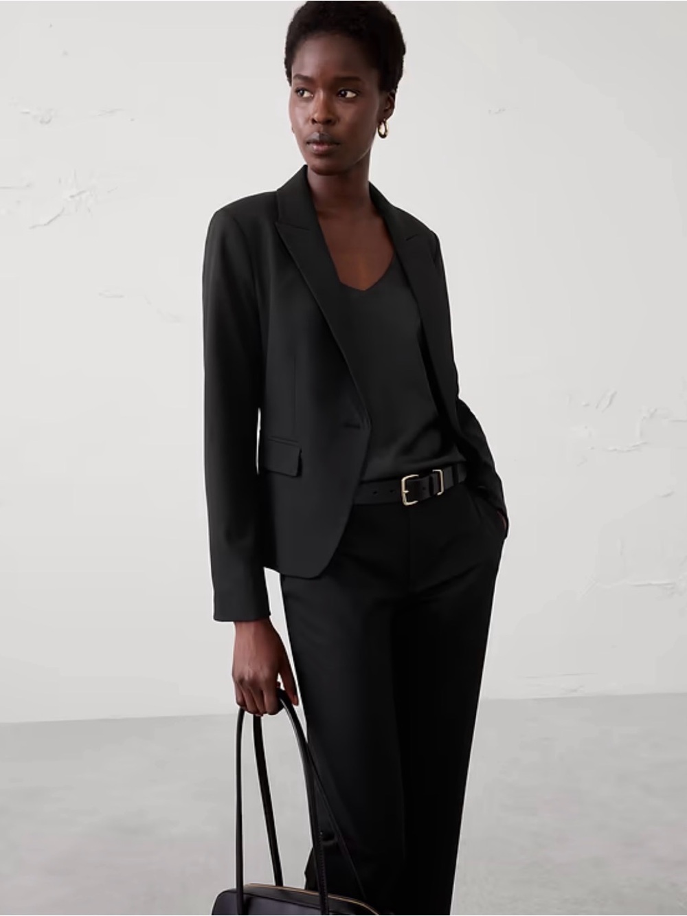 Banana Republic Women's Black Tailored Blazer